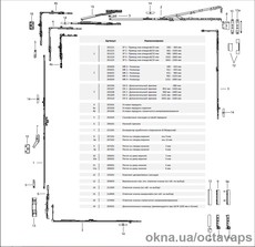 Поворотно-откидная фурнитура REZE / Вертикальная точка опоры